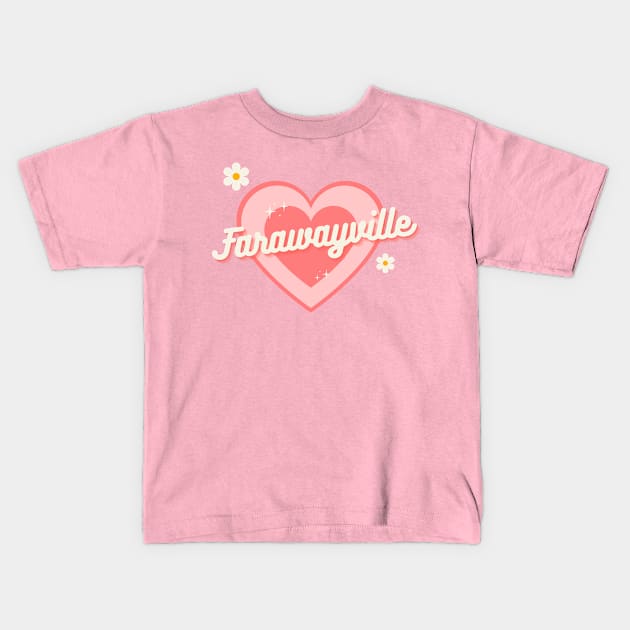 Farawayville Kids T-Shirt by RoserinArt